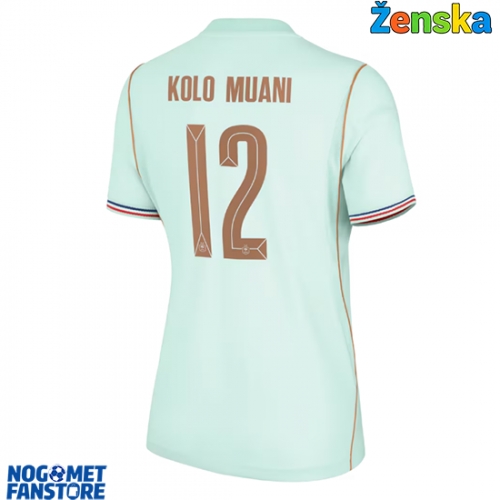 Francuska Randal Kolo Muani #12 Gostujuci Dres za Ženska SP 2026 Kratak Rukav
